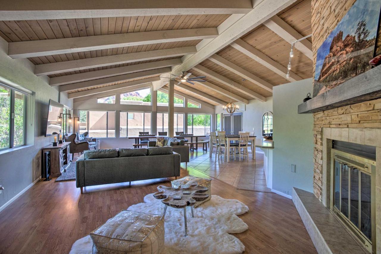 Sedona Hideaway With Swim Spa And Private Tavern! 外观 照片