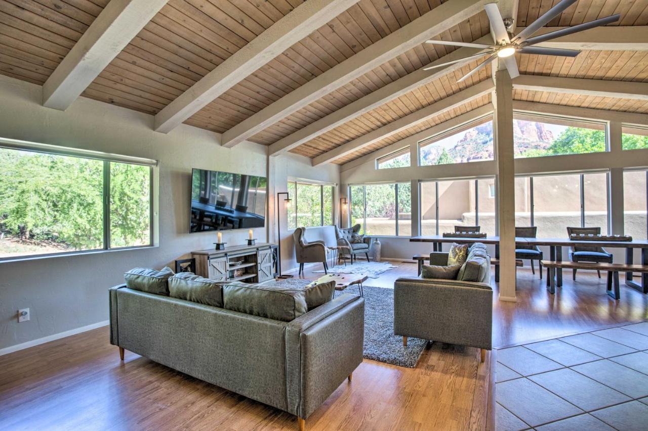 Sedona Hideaway With Swim Spa And Private Tavern! 外观 照片